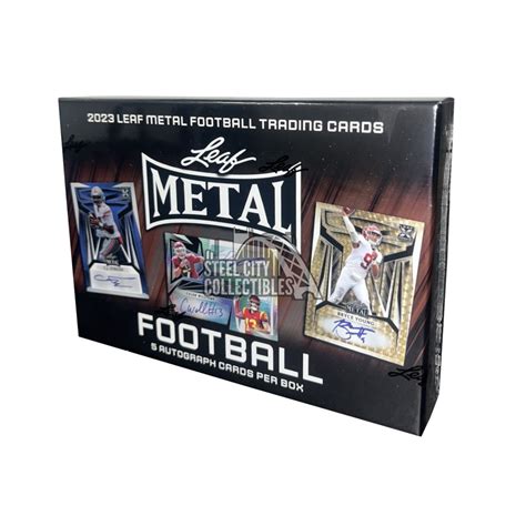 leaf metal football box